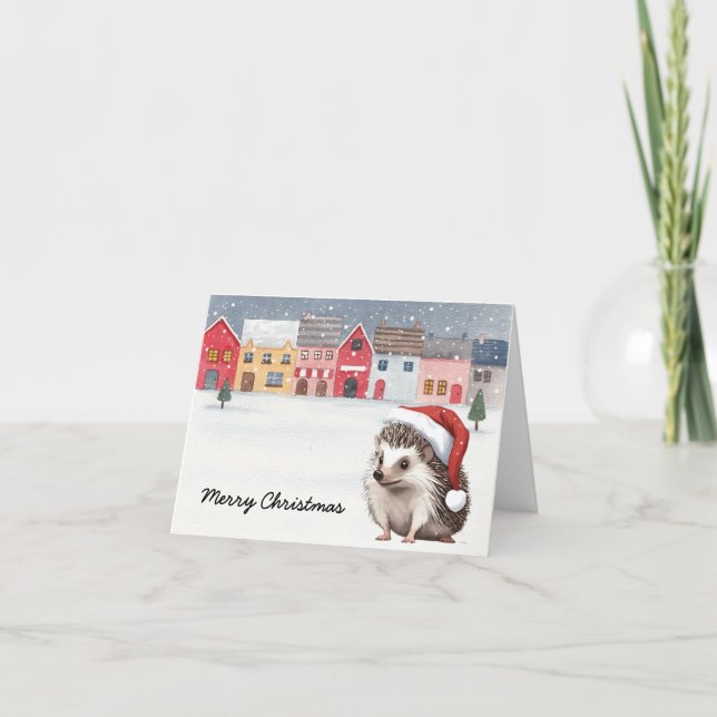 Carte de porc de Noël (Devant)