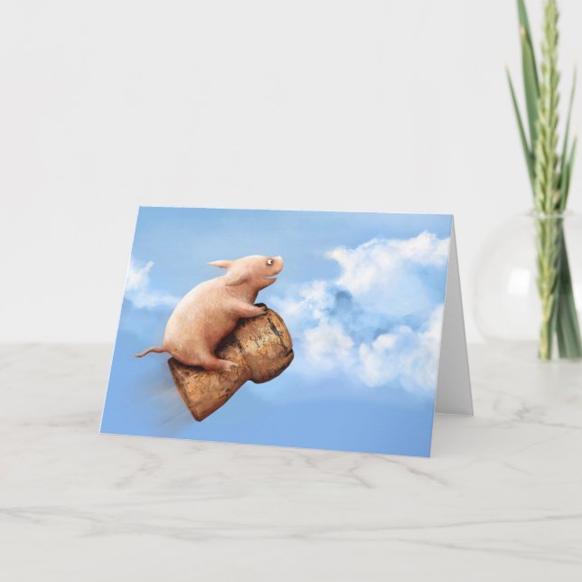 Carte de porc volante (Devant)