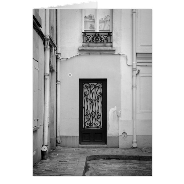 Carte de porte en fer Montmartre (Devant)