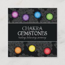 Carte de portefeuille Chakra Gemstones