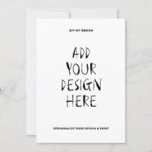 Carte de portrait 5" x 7"