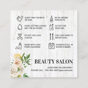 Carte de post-soins Spring Lash