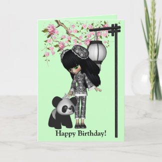 Carte de poupée de Kawaii Chine