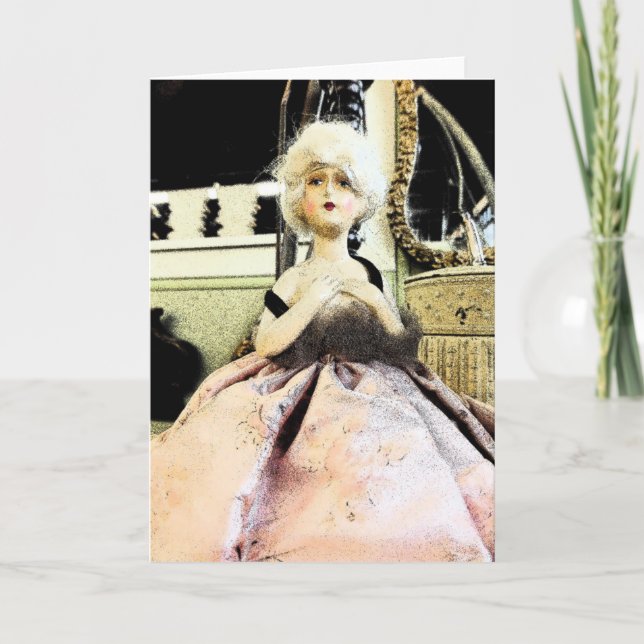 Carte de poupée vintage (Devant)