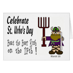 Carte de précipitation de bière de St Urho