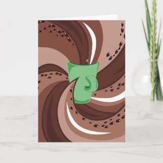 Carte de précipitation de café