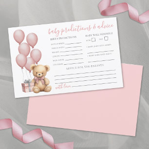 Carte de prédictions et conseils pour Baby Shower