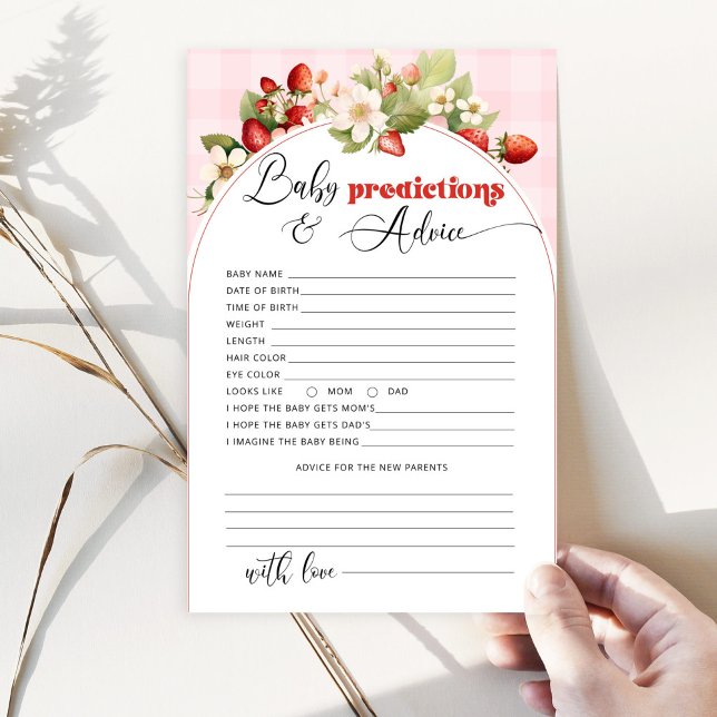 Carte de prédictions et de conseils aux fraises (Créateur téléchargé)