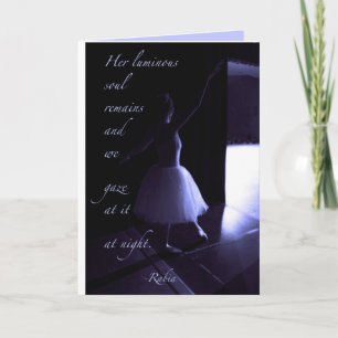 Carte de préparation du danseur bleu