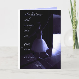 Carte de préparation du danseur bleu