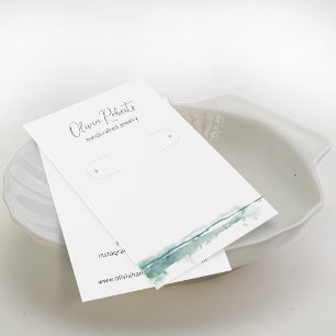 Carte de Présentation de Boucles d'Oreilles à Anne