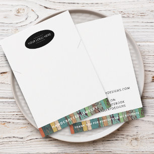 Carte de Présentation de Collier Chic avec Logo