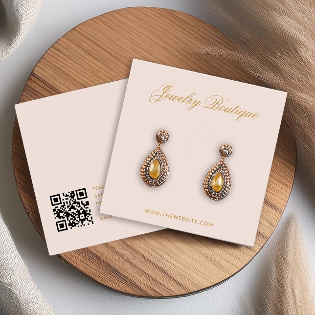 Carte de présentation d'earring en calligraphie do (Créateur téléchargé)