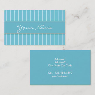 Carte de Présentation - Lignes Bleues