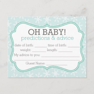 Carte de prévision et de conseil pour les flocons