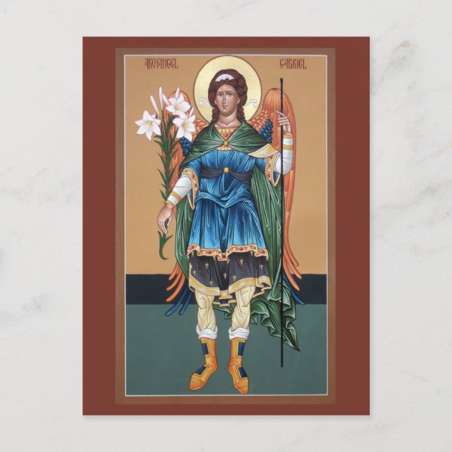 Carte de prière Archangel Gabriel (Devant)