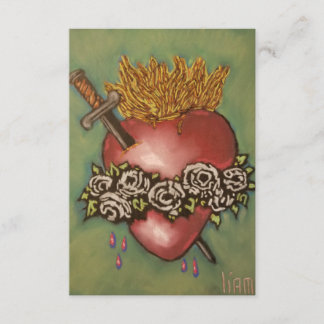 Carte de prière Coeur Immaculé de Marie