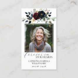 Carte de prière commémorative de la marine de Bour