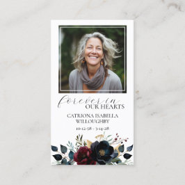 Carte de prière commémorative de la marine de Bour