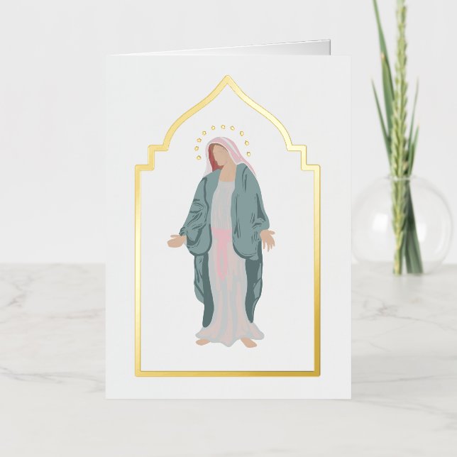 Carte de prière commémorative funéraire catholique (Recto)