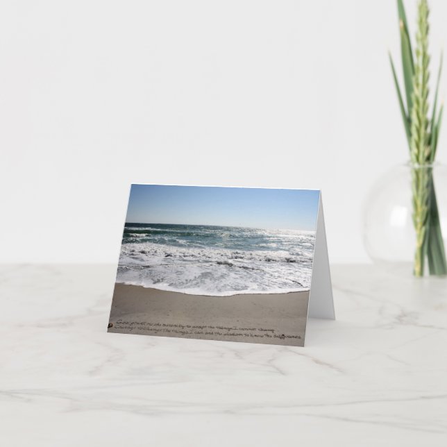 Carte de prière de Beachwrite'sSerenity (Devant)