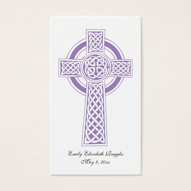 Carte de prière de la première communion (Devant)