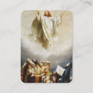 Carte de prière de l'Ascension
