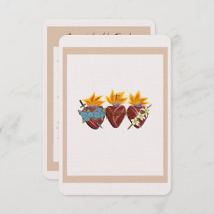 Carte de prière du Saint-Coeur