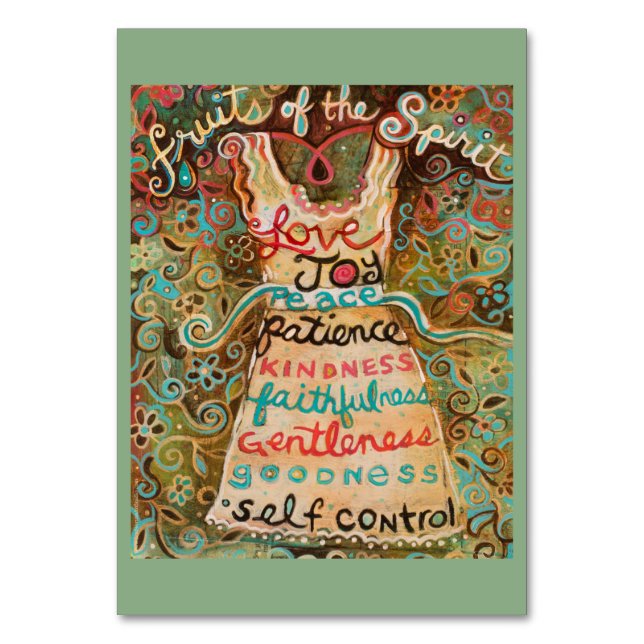 Carte de prière Fruits du Saint-Esprit (Par défaut)