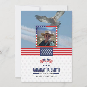 Carte de prière funéraire de l'armée militaire