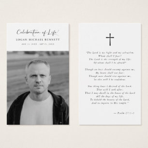Carte de prière pour la célébration biblique de la