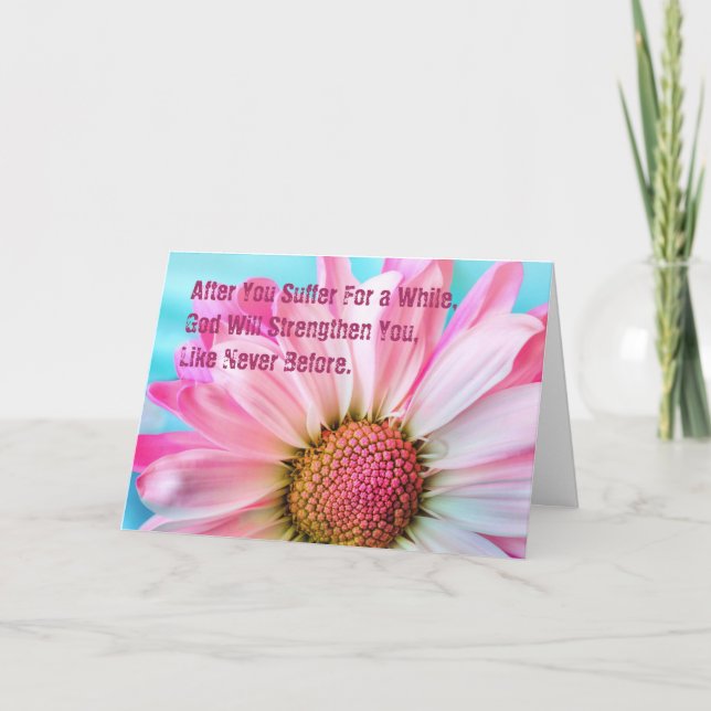 Carte de prière prophétique pour le renforcement (Devant)