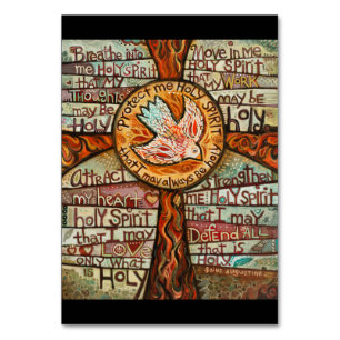 Carte de prière Saint-Esprit