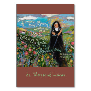 Carte de prière Saint-Thérèse de Lisieux
