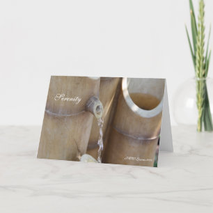 Carte de prière Serenity