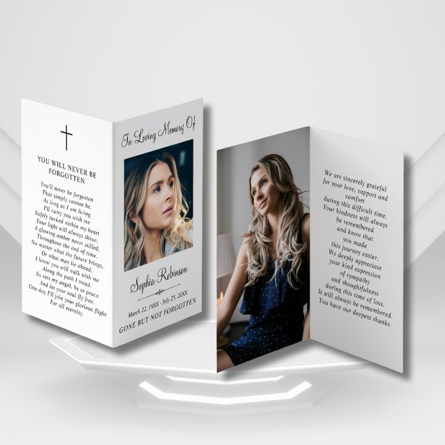 Carte de prière simple pour dossier de photo de fu (Créateur téléchargé)