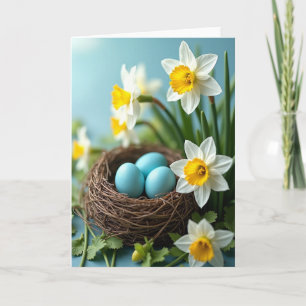 Carte de printemps Nest Egg Bloom Art