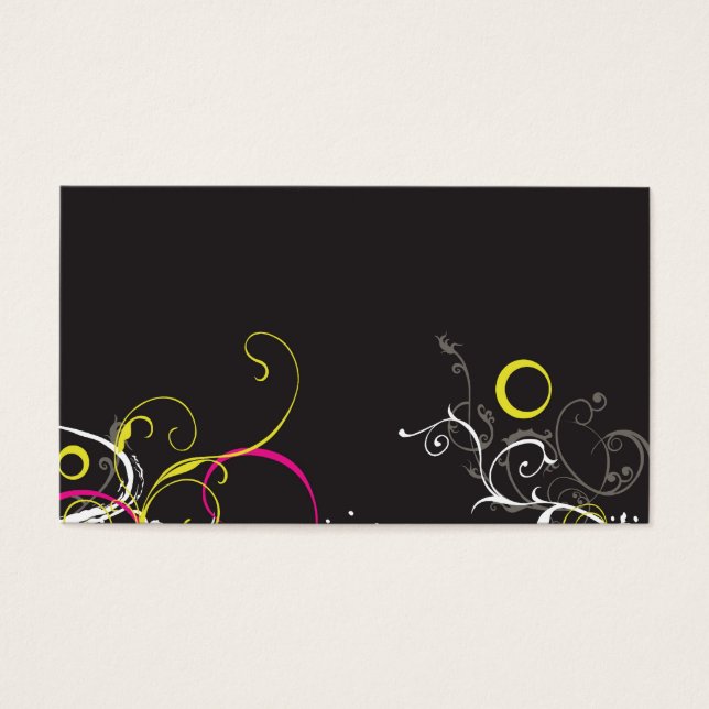 Carte de profil Abstraite (Devant)