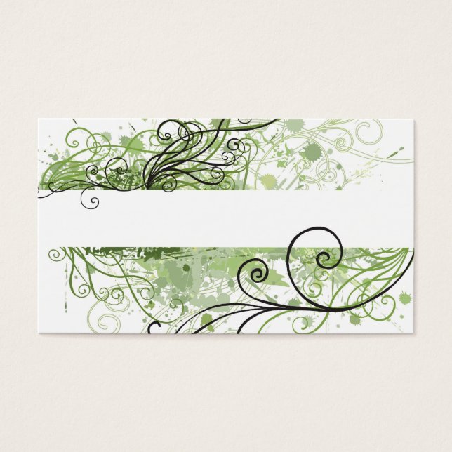 Carte de profil Abstraite (Devant)