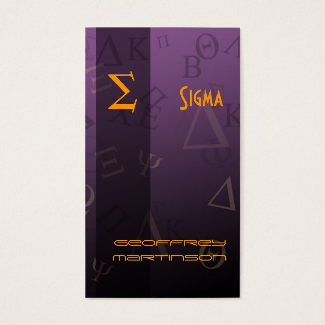 carte de profil alphabets grecs (Devant)