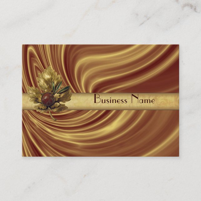 Carte de profil Business Gold Silk (Devant)
