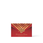 Carte de profil Business Gold Stripe Rouge Velvet