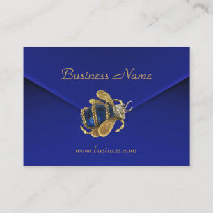 Carte de profil Business Rich Blue Velvet Beetle