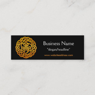 Carte de profil Celtic Golden D1b Irish Celtic