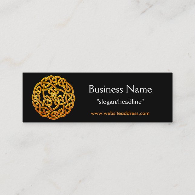 Carte de profil Celtic Golden D1b Irish Celtic (Devant)