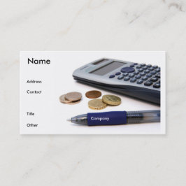 Carte de profil comptable I