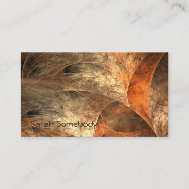 Carte de profil d'art de fractale de richesse (Devant)