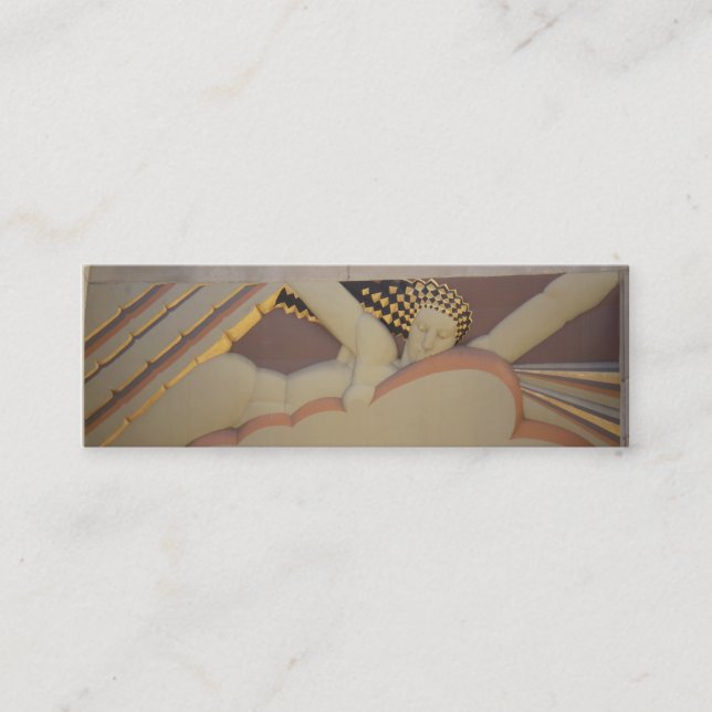 Carte de profil d'art déco (Devant)