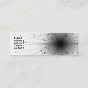 Carte de profil de Big Bang de geek chic