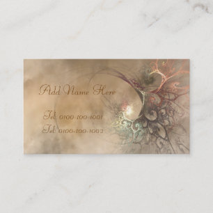 Carte de profil de bouquet de fractale